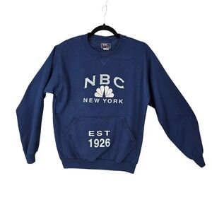 NBC Experience Store New York Navy Blue Graphic Sweatshirt Kids YXL 18 7661